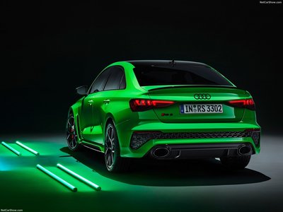 Audi RS3 Sedan 2022 Poster with Hanger