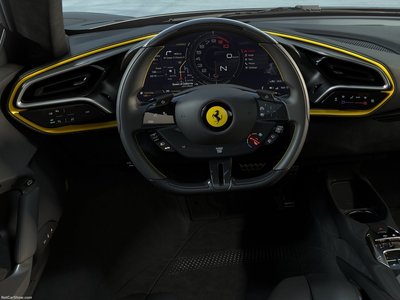 Ferrari 296 GTB 2022 Poster with Hanger