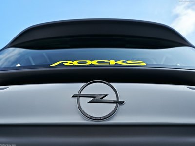 Opel Rocks-e 2022 wooden framed poster