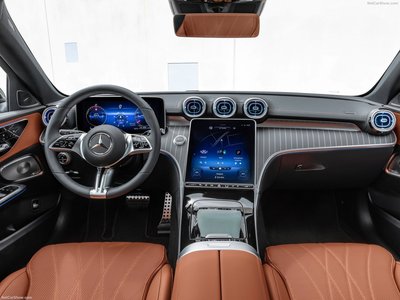 Mercedes-Benz C-Class All-Terrain 2022 wooden framed poster