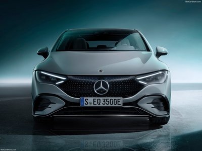Mercedes-Benz EQE 2023 metal framed poster