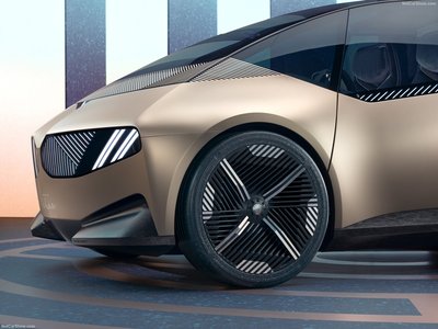 BMW i Vision Circular Concept 2021 metal framed poster