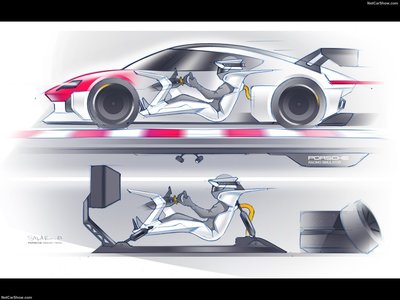 Porsche Mission R Concept 2021 Mouse Pad 1472765