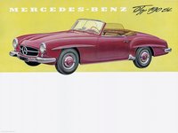 Mercedes-Benz 190 SL Roadster 1955 Longsleeve T-shirt #1473398