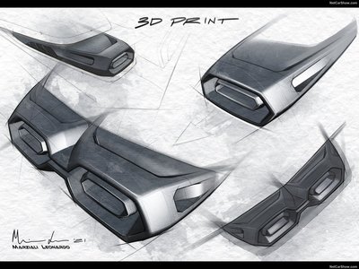 Lamborghini Countach LPI 800-4 2022 mouse pad