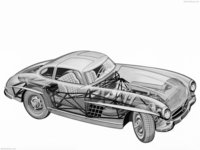 Mercedes-Benz 300 SL Gullwing 1954 Longsleeve T-shirt #1474397