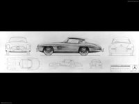 Mercedes-Benz 300 SL Gullwing 1954 Longsleeve T-shirt #1474404