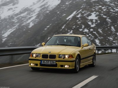 BMW M3 Coupe 1992 Poster with Hanger