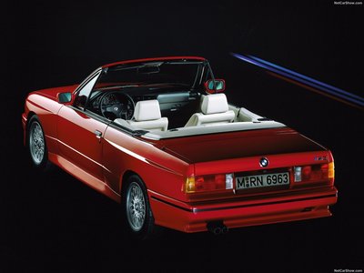 BMW M3 Cabriolet 1988 Poster with Hanger