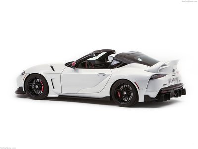 Toyota GR Supra Sport Top Concept 2021 Poster with Hanger