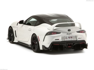 Toyota GR Supra Sport Top Concept 2021 Poster with Hanger