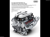 Audi R8 V10 performance RWD 2022 stickers 1480915