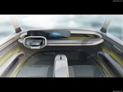 Kia EV9 Concept 2021 wooden framed poster