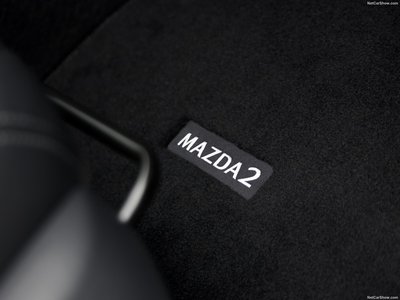 Mazda 2 Hybrid 2022 wooden framed poster