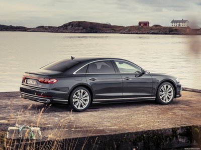 Audi A8 L 2022 Poster with Hanger