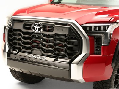 Toyota Tundra Lifted SEMA Concept 2021 wooden framed poster