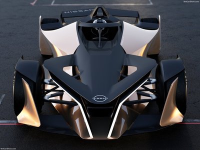 Nissan Ariya Single Seater Concept 2021 Poster with Hanger