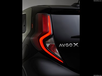 Toyota Aygo X 2022 metal framed poster