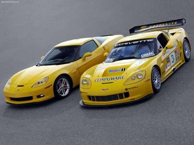 Chevrolet Corvette C6R Race Car 2005 stickers 14911