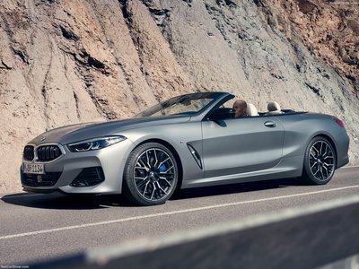 BMW 8-Series Convertible 2023 Poster with Hanger