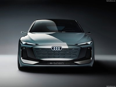 Audi A6 Avant e-tron Concept 2022 metal framed poster