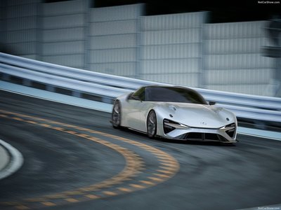 Lexus BEV Sport Concept 2021 canvas poster