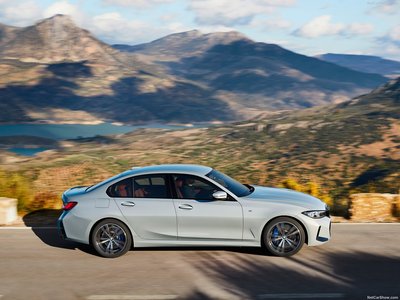 BMW 3-Series 2023 metal framed poster