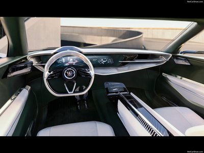 Buick Wildcat EV Concept 2022 wooden framed poster