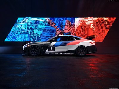 BMW M4 GT4 2023 canvas poster
