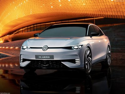 Volkswagen ID.Aero Concept 2022 Poster with Hanger