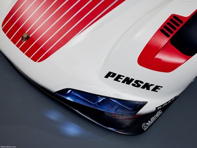 Porsche 963 LMDh Racecar 2023 metal framed poster