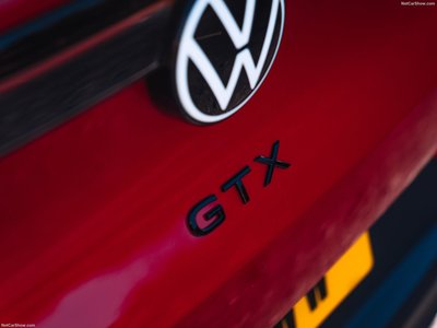 Volkswagen ID.5 GTX [UK] 2022 wooden framed poster