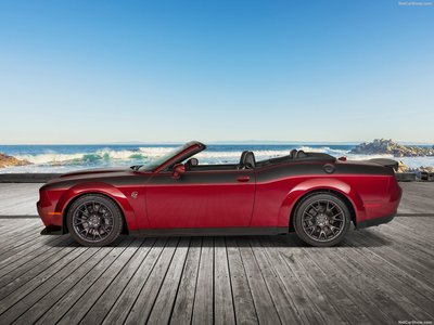 Dodge Challenger Convertible 2023 Poster with Hanger