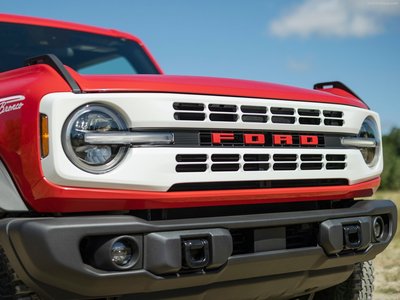 Ford Bronco 2-door Heritage Edition 2023 Poster with Hanger