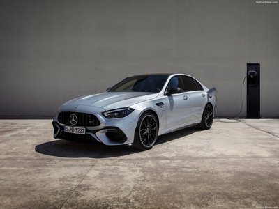 Mercedes-Benz C63 S AMG E Performance 2023 Poster with Hanger