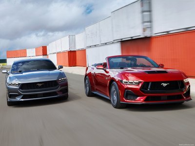 Ford Mustang GT Convertible 2024 poster