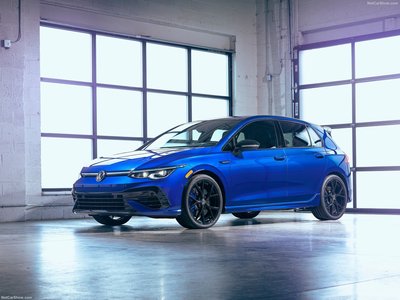 Volkswagen Golf R 20th Anniversary Edition 2022 Poster with Hanger