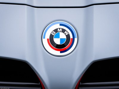 BMW M4 CSL [UK] 2023 wooden framed poster
