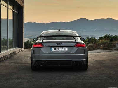 Audi TT RS Coupe Iconic Edition 2023 wooden framed poster