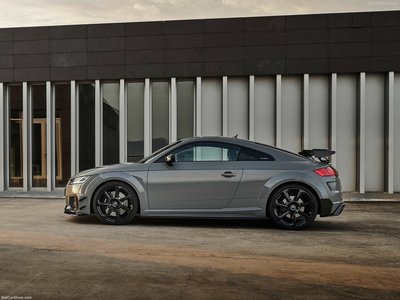 Audi TT RS Coupe Iconic Edition 2023 wooden framed poster