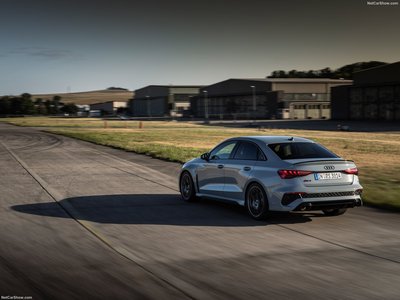 Audi RS3 Sedan performance 2023 Poster with Hanger