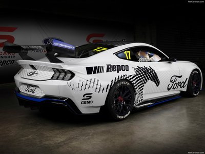 Ford Mustang GT Gen3 Supercar 2023 Poster with Hanger
