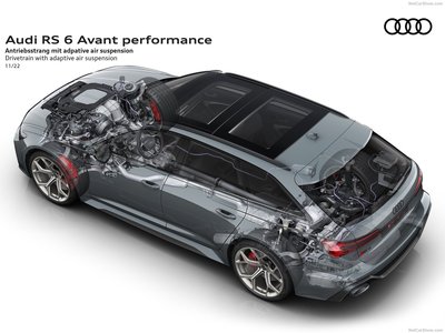 Audi RS6 Avant performance 2023 tote bag