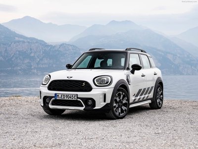 Mini Countryman Cooper SE ALL4 Untamed Edition 2023 Poster with Hanger