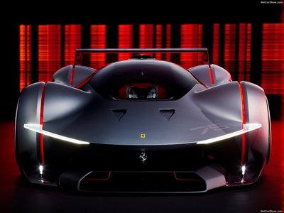 Ferrari Vision Gran Turismo Concept 2022 metal framed poster