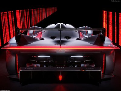 Ferrari Vision Gran Turismo Concept 2022 wooden framed poster