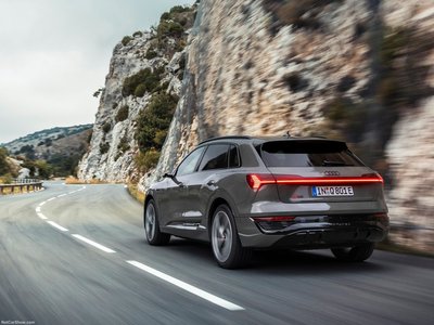 Audi Q8 e-tron quattro 2024 canvas poster
