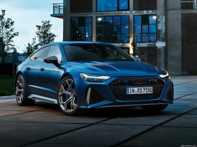 Audi RS7 Sportback performance 2023 Poster with Hanger