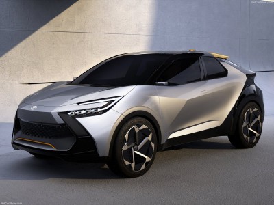 Toyota C-HR Prologue Concept 2022 metal framed poster