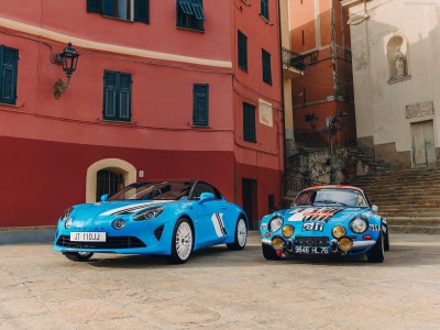 Alpine A110 San Remo 73 2023 Poster with Hanger